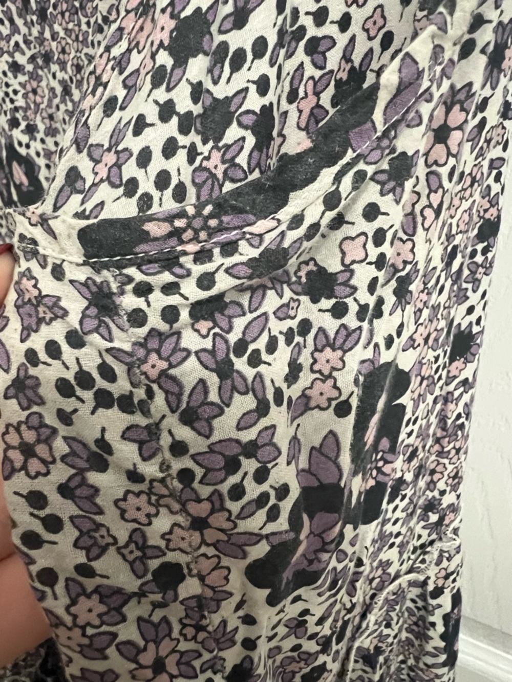 Natural life Floral Print Boho Maxi Dress - Large / XL - Picture 3 of 5